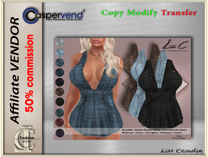 LC Affiliate Vendor - Elaine Dress [3 vendors]