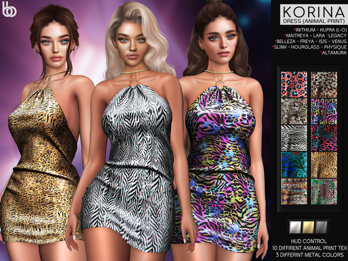 Bens Boutique - Korina Dress(Animal Print) - Hud Control