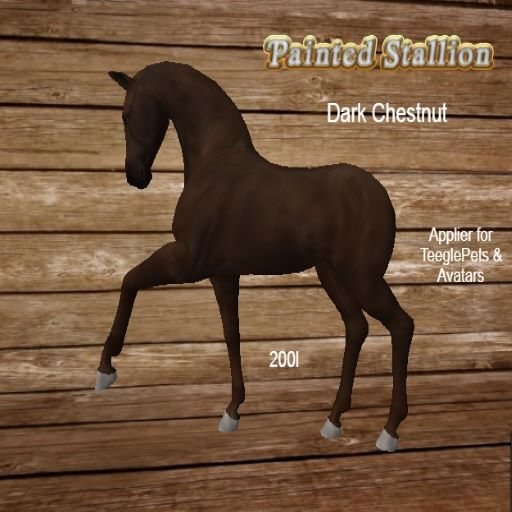 {Painted Stallion}-Dark Chestnut