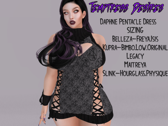 ~TD~ Daphne Pentacle Dress-Add