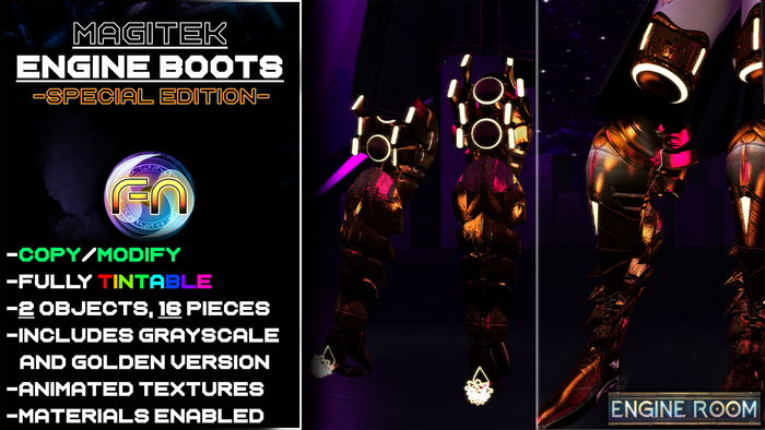 [.fn] MagiTek Engine Boots + Leg Connectors SE