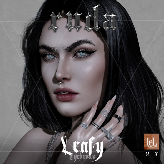 RUDA - Leafy HD Brows applier - LELUTKA EVOLUTION 2.5 , EvoX