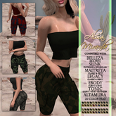 .: AlmaMiranda :. Camo Cargo Shorts & Top