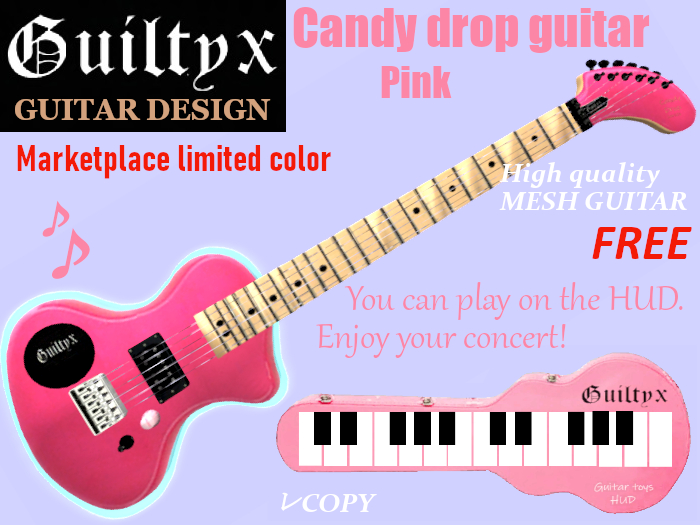 Candy Drop Guitar -All colors- Free
