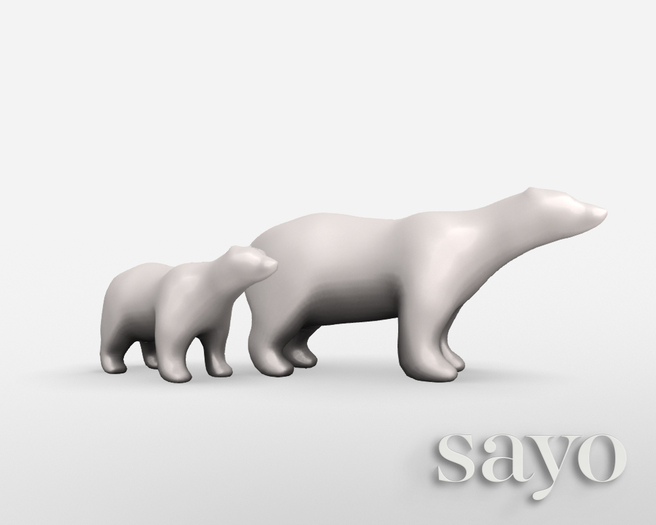 SAYO - Evergreen Collection - Winter Polar Bear