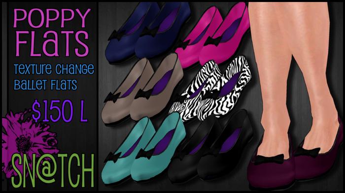 :::Sn@tch Poppy Flats (Texture Change):::