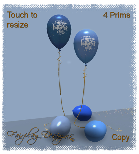 ~R~Fallin Happy Father's Day  Balloon Set