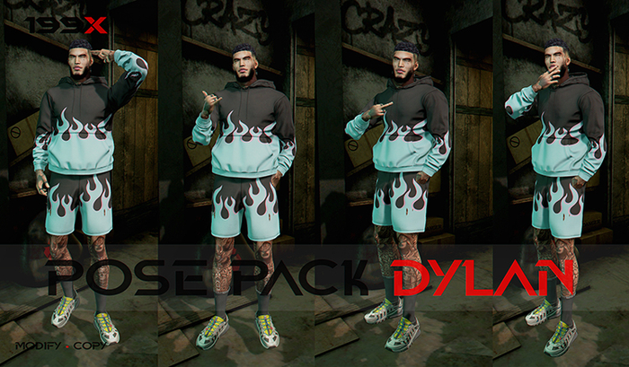 [X] Pose Pack - Dylan