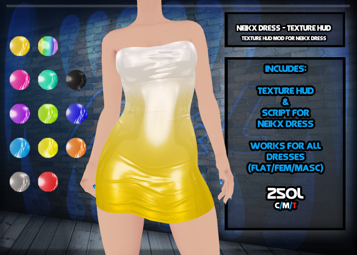 F&L - Neikx Dress - Texture Hud Pack