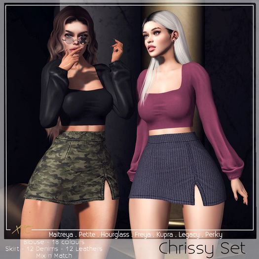 -XTC- Chrissy Skirt & Blouse -\\ FATPACK //- 