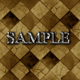 Zoy Texture [ Rhombus Tile 02 ] Seamless - Camel