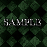 Zoy Texture [ Rhombus Tile 02 ] Seamless - Green
