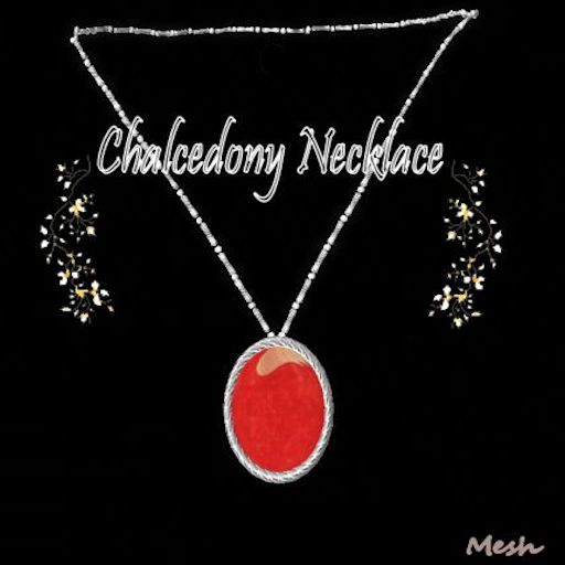 Gold Women's Chalcedon Halskette.