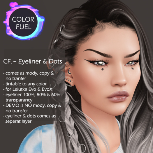 CF.~ Eyeliner & Dots