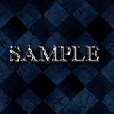 Zoy Texture [ Rhombus Tile 02 ] Seamless - Navy