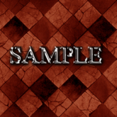 Zoy Texture [ Rhombus Tile 02 ] Seamless - Orange