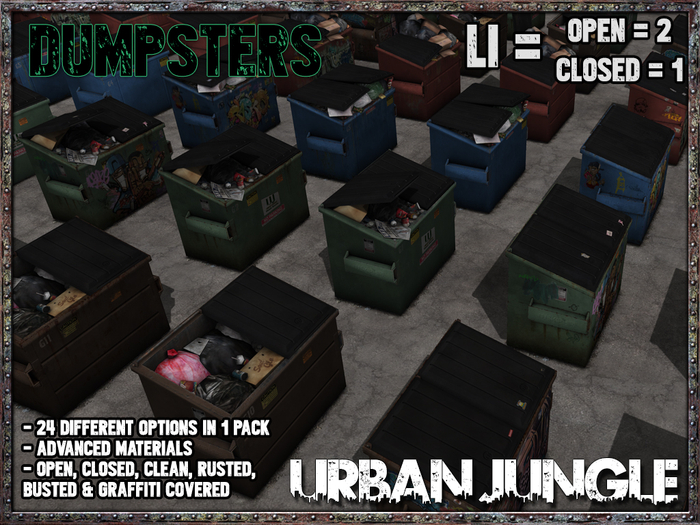 URBAN JUNGLE - DUMPSTERS