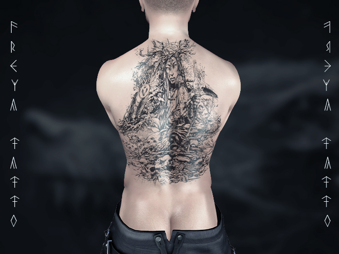 Freya Tattoo BOM - TOTEM Back MEN