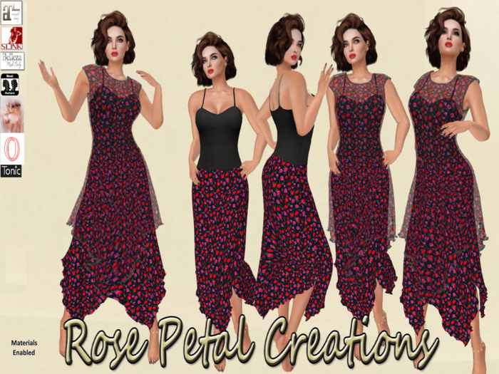 RPC FM Floral French Style Dress LEGACY MAITREYA BELLEZA SLINK(Wear to unpack)