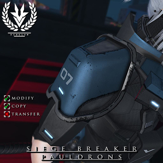 [Echelon] // Siege Breaker Pauldrons