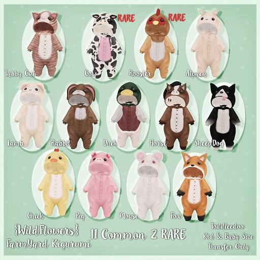 {WF} Farm Yard Kigurumi {K} Horse