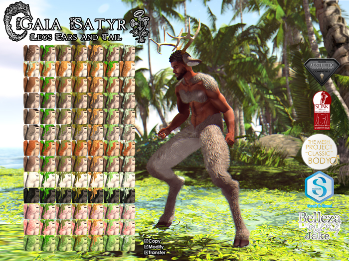 {MB} Gaia Satyr Male (Mesh Body)