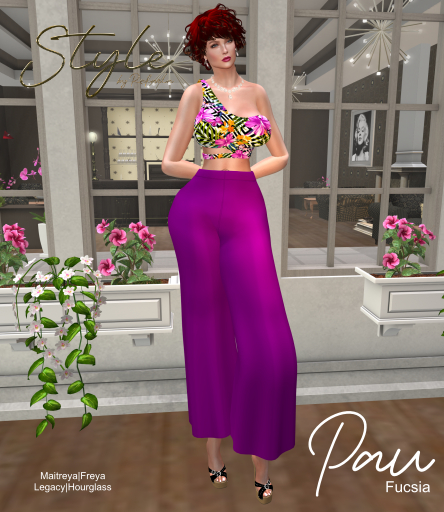 Style by Rafaela Summer Pants and Top  fucsia BOX