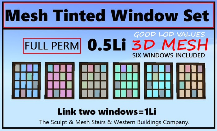 MULTIPANE MESH  WINDOW SET
