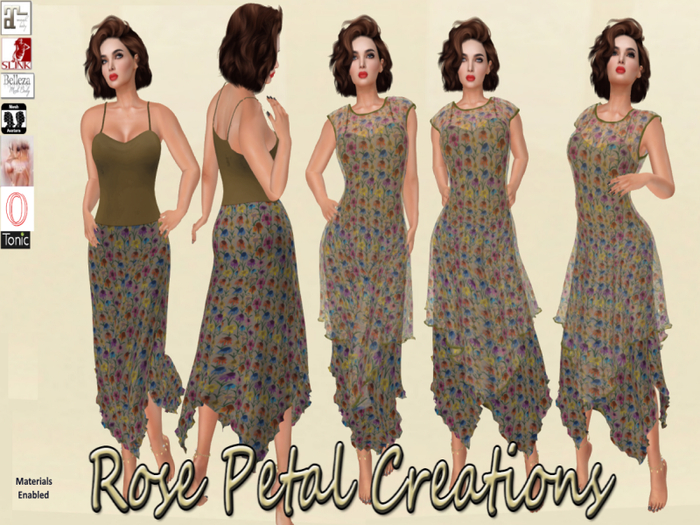 RPC FM Flowery French Style Dress LEGACY MAITREYA TONIC BELLEZA(Wear to unpack)