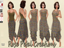RPC FM Flowery French Style Dress LEGACY MAITREYA TONIC BELLEZA(Wear to unpack)