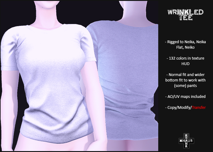 krankhaus - Wrinkled Tee - Neikx