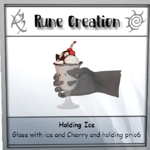 *RC* - holding Ice [wear]