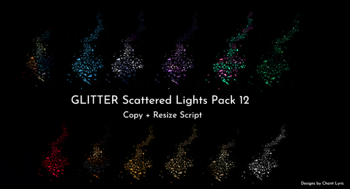GLITTER Scattered Lights Glitter Pack 12