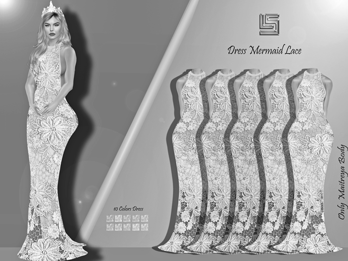 [LS] MERMAID DRESS LACE MAITREYA DEMO