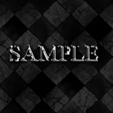 Zoy Texture [ Rhombus Tile 03 ] Seamless - Black