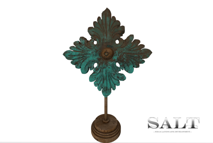 [SALT] - flower deco corroded 