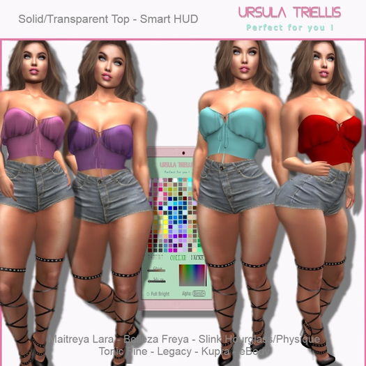 6382 Romantic Top - [Megapack]