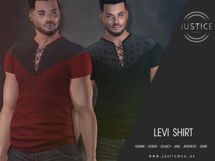 [JUSTICE] LEVI SHIRT - FATPACK