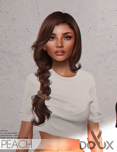 DOUX - Peach hairstyle [BLOGGER PACK]