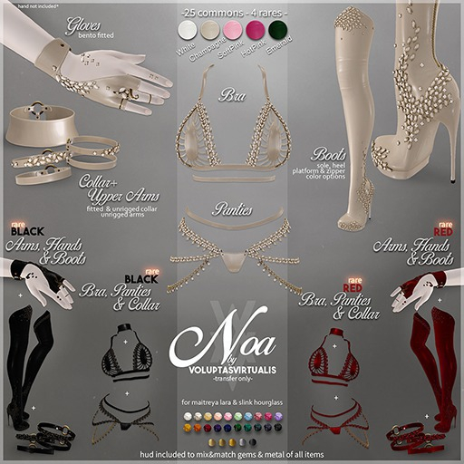 V/. [Noa]-(Slink) - Bra - {Hot Pink}