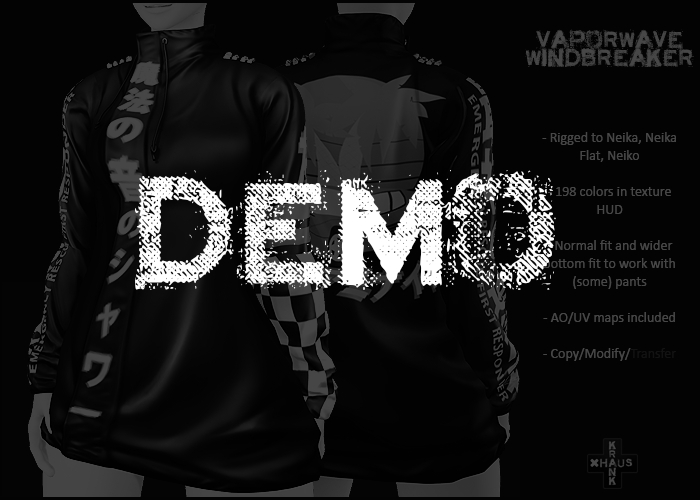 krankhaus  Vaporwave Windbreaker  - Neikx DEMO