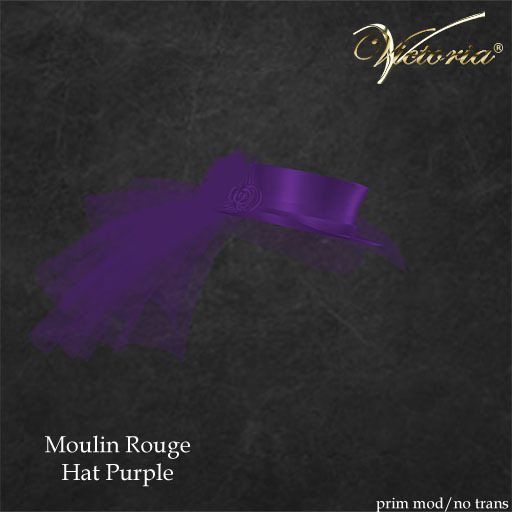 VictoriaV - Moulin Rouge Hat Purple