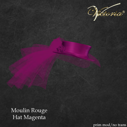 VictoriaV - Moulin Rouge Hat Magenta
