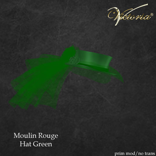 VictoriaV - Moulin Rouge Hat Green