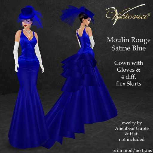 VictoriaV - Moulin Rouge Satine Blue