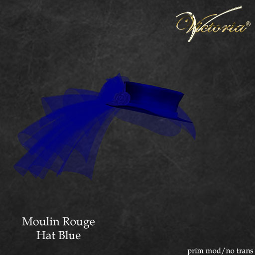 VictoriaV - Moulin Rouge Hat Blue