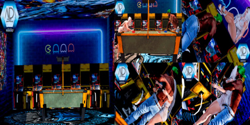 *AD POSES* Full Set Game Room  