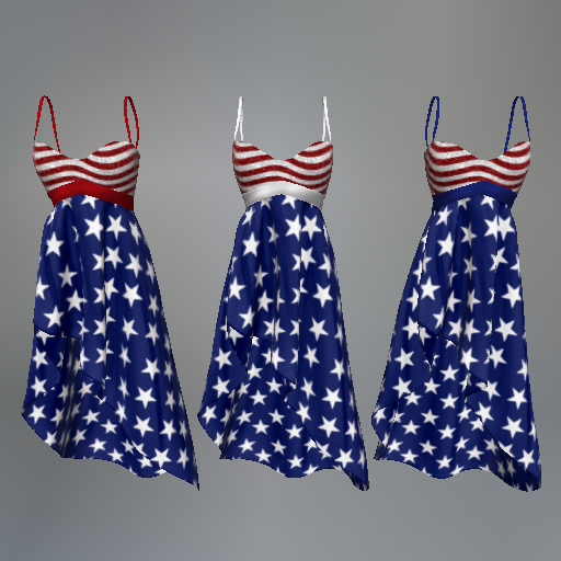 Patriotic Slink Dress (Fatpack)