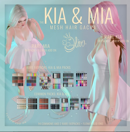 .Olive. the Kia Hair - Brunettes [Rez Me*]
