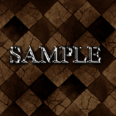 Zoy Texture [ Rhombus Tile 03 ] Seamless - Brown